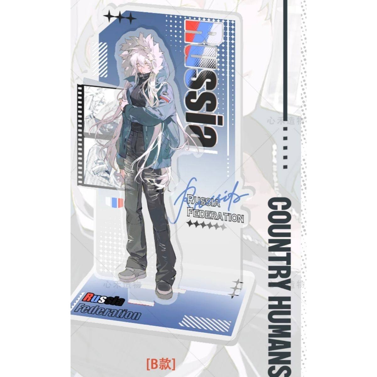 ch国拟周边ch瓷 俄高颜值亚克力同人自制diy立牌桌面装饰谷美摆件,淘宝优惠券,粉丝福利购,淘宝优惠卷