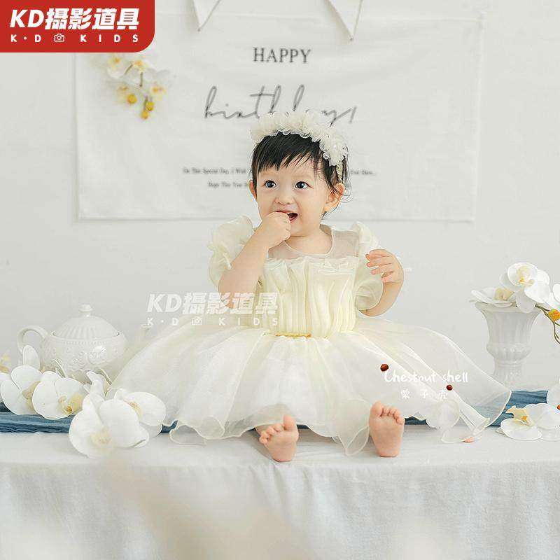 kd摄影道具周岁女孩拍照衣服影楼服装套装生日快乐艺术照sweet129,淘宝优惠券,粉丝福利购,淘宝优惠卷