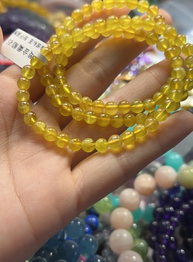 直播拍葡萄石月光石海蓝宝紫晶手串一单一付