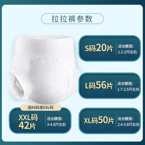 鑫森成人拉拉裤老人用纸尿裤男老年人尿不湿女士专用内裤式纸尿裤 - 图1