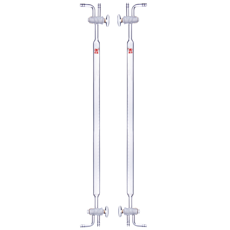 1948双头双阀门量气管 1949氯气取样管气体滴定管100ml四氟玻璃塞 - 图2