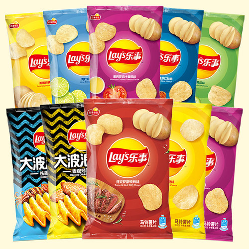 【新日期】乐事薯片整箱批发40g大包超大礼包70克黄瓜原味小零食 - 图0