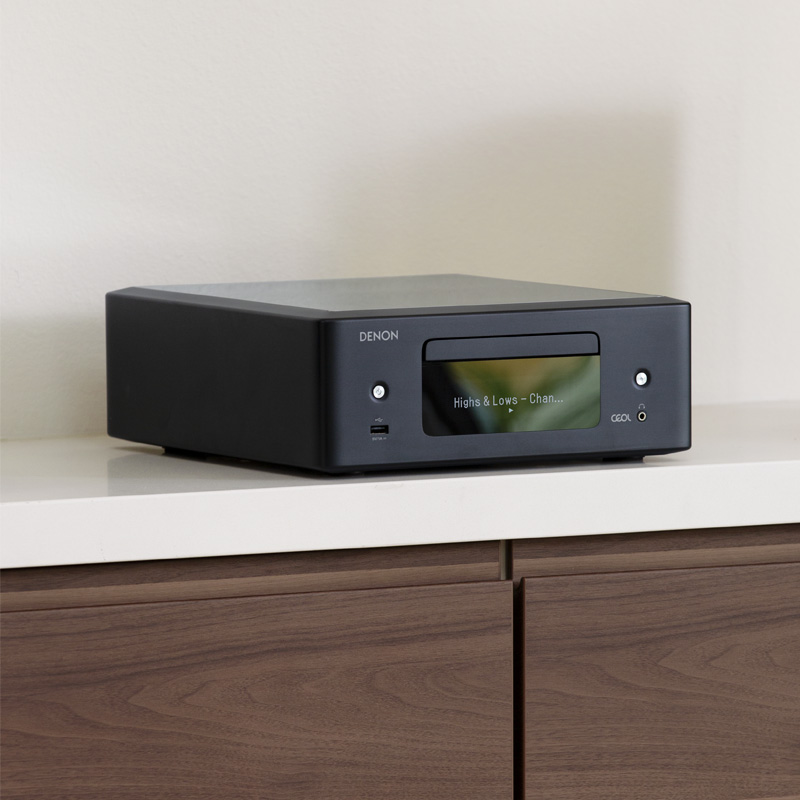 Denon/天龙RCD-N12台式组合音箱家影套装cd播放器书架碟机一体机
