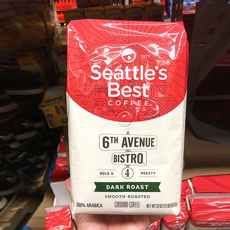 美国直邮 Seattle's Best西雅图超佳阿拉比卡咖啡粉4级深烘焙907g - 图0