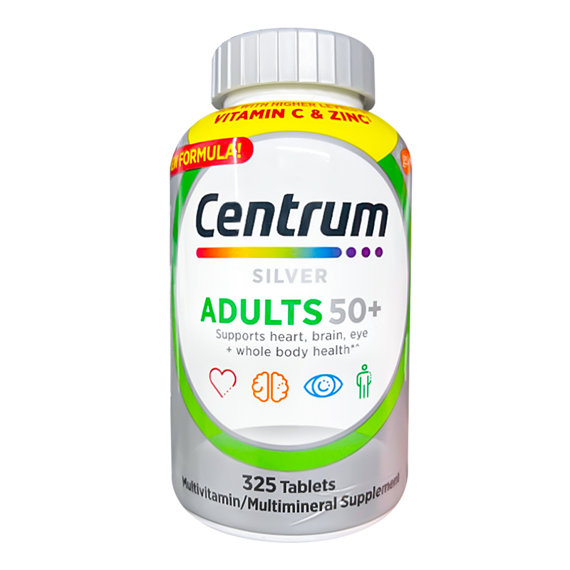 美国直邮 Centrum 中老年人银善存片 50岁以上复合维生素片 325粒