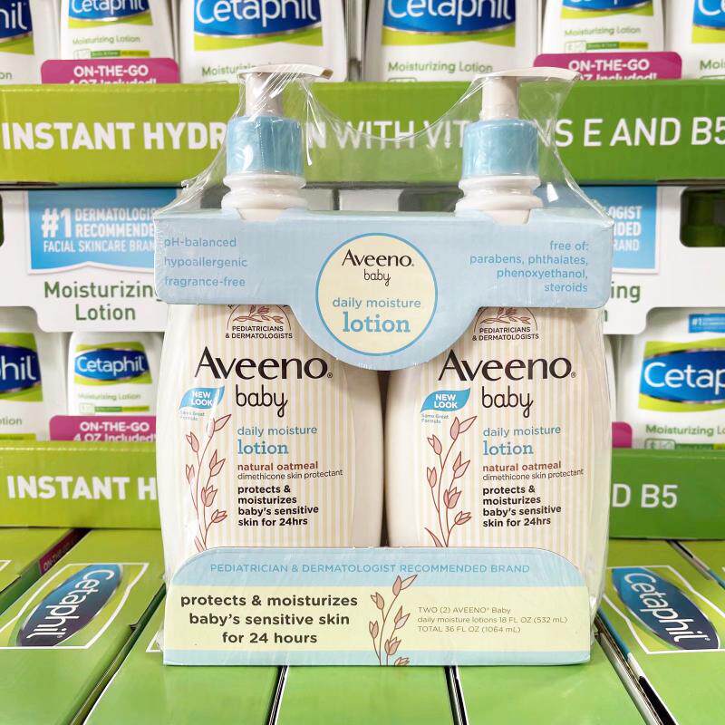 美国直邮 Aveeno艾惟诺燕麦身体乳532ml润肤霜儿童洗发沐浴露2合1,淘宝优惠券,粉丝福利购,淘宝优惠卷