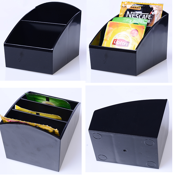 酒店茶叶格房间餐厅糖包咖啡茶叶盒分格宾馆客房袋泡奶茶包盒塑料 - 图2