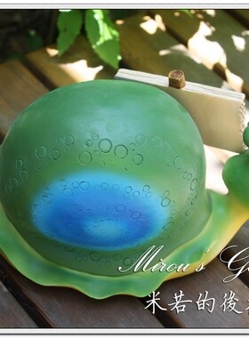 美式乡村风蜗牛树脂工艺品包邮