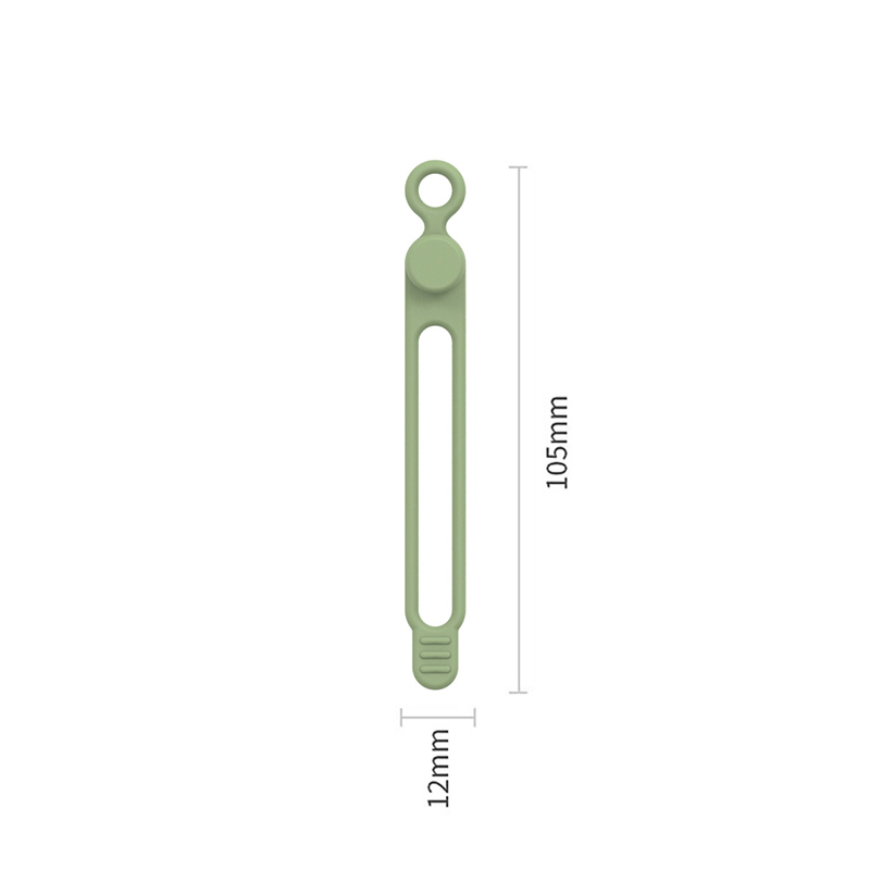 耳机绕线器数据线收纳扎带手机网线电脑电线硅胶理线神器简约集线 - 图3