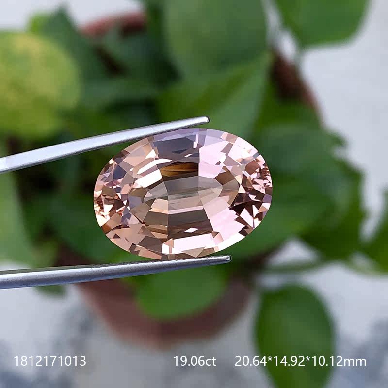 米莱精切工艺19.06克拉橙粉戒指 米莱其他