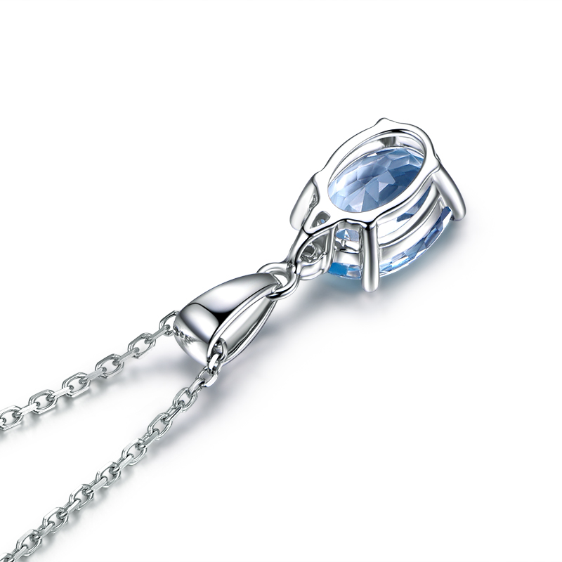 新年优选天然海蓝宝石蓝海米莱珠宝 米莱项坠/吊坠