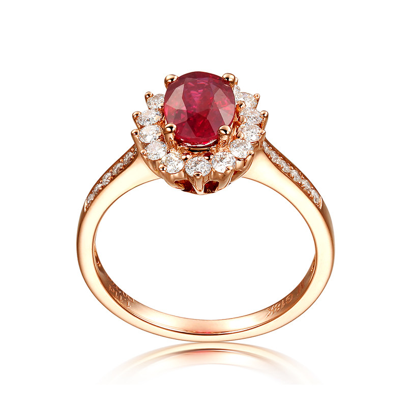 1.18 carat Princess Millet style ruby