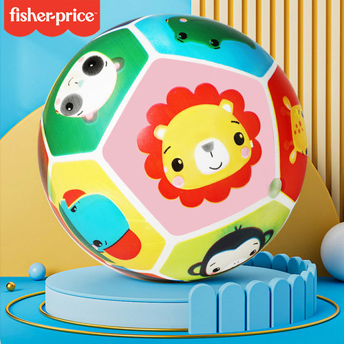 费雪足球儿童幼儿园专用可啃咬小皮球一岁宝宝玩的婴儿足球玩具球 - 图3