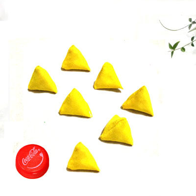 儿童抓石子幼儿园小学生纯天然大米荞麦皮黄荆子三角菱形两面正方 - 图1
