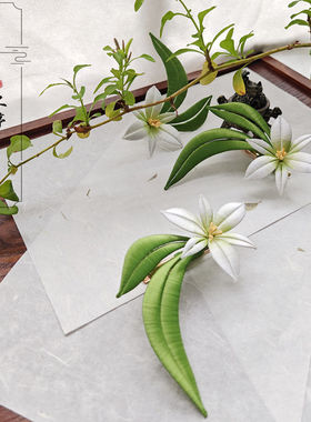 非遗缠花手工成品百合款