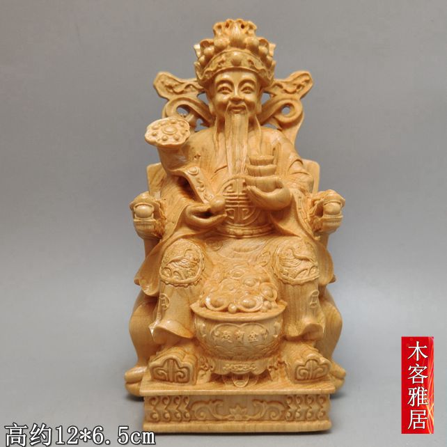 黄楊細密彫刻 親子三脚蝦蟇財神 subeen.com