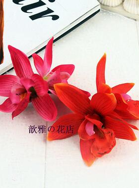 红色海边波西米亚风写真配饰发夹