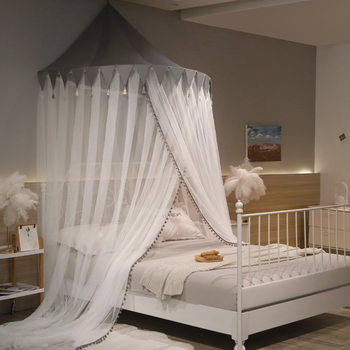 Summer Princess ແບບ semicircular ເພດານ mosquito net bedside ຕຽງນອນ curtain dome ຕຽງນອນເດັກນ້ອຍ tent ການຄ້າຕ່າງປະເທດ dropshipping