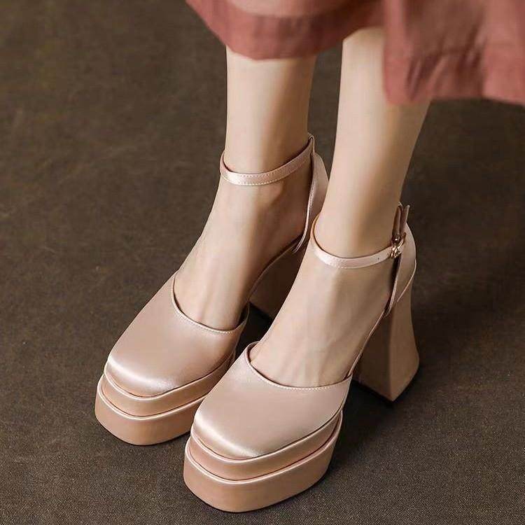 玛丽珍婚鞋超高跟新娘鞋礼服鞋增高不累脚矮子乐主婚纱神器松糕鞋,淘宝优惠券,粉丝福利购,淘宝优惠卷