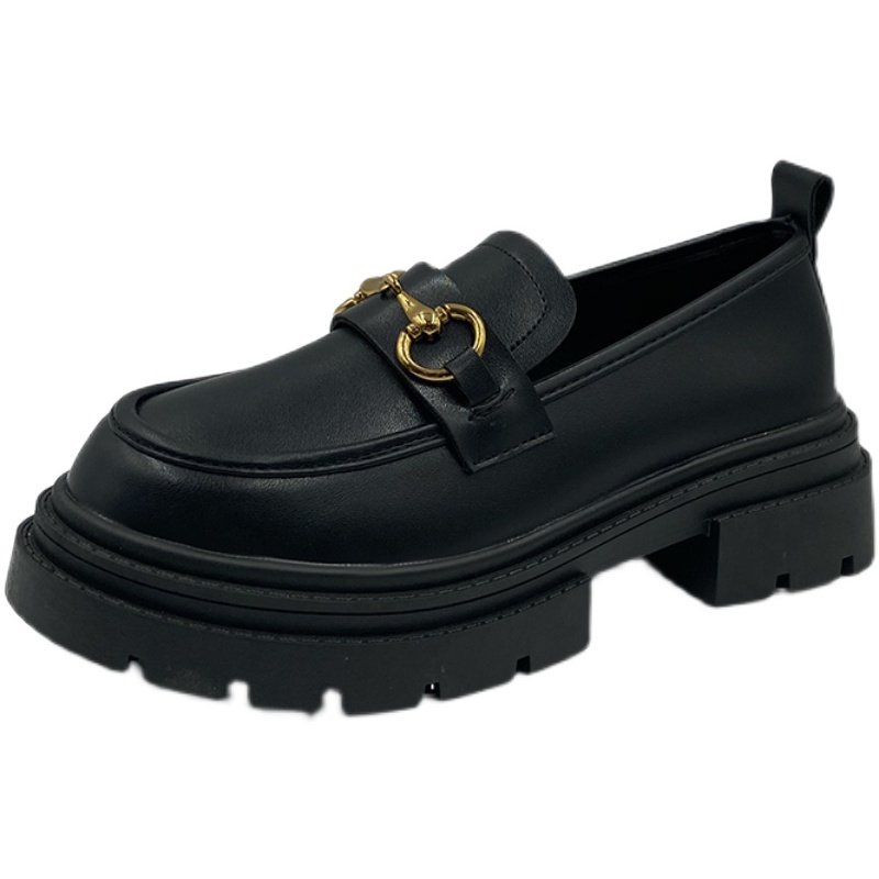 小皮鞋女春秋法式复古马衔扣乐福鞋女软皮软底jk鞋制服鞋英伦单鞋,淘宝优惠券,粉丝福利购,淘宝优惠卷