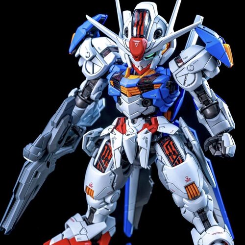 GL 风灵 MGSD 水星的魔女主角机 Q版 高达拼装模型送水贴手办玩具 - 图1