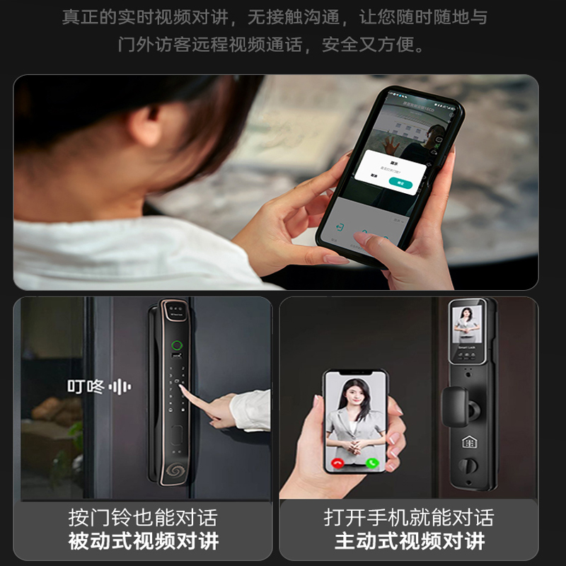 HOUSE智选指纹锁家用防盗门电子锁适用于智能锁木门密码锁品牌-图2