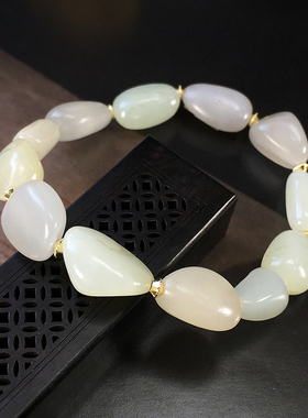 珠宝附证书孤品新疆和田玉籽料