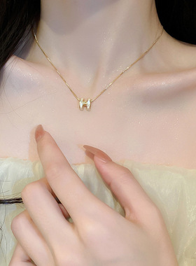 项链女高级感锁骨链夏季