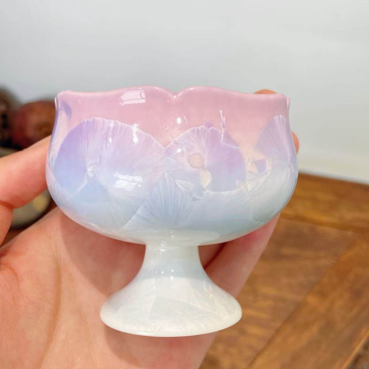 灵隐景区文创星紫杯组渐变紫冰裂纹陶瓷茶室品茗杯桌面摆件 7383,淘宝优惠券,粉丝福利购,淘宝优惠卷