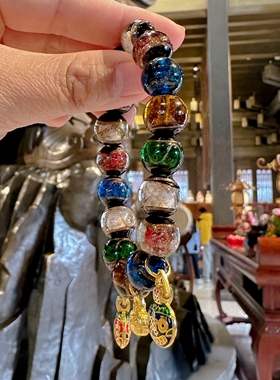 香灰琉璃吞金兽  3216