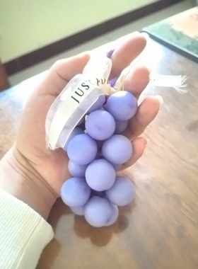 手工葡萄串精油皂定制花样香味颜色可自选送朋友伴手礼下单备注