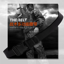 Outdoor sports belt Mountaineering nylon plastic inserts buckle canvas belt for one second that is open tactical belt mens belts