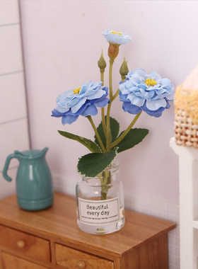 布迷你摆件小清新娃娃屋装饰