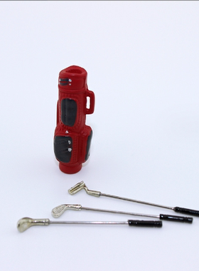 合金仿真高尔夫球杆美式娃娃屋