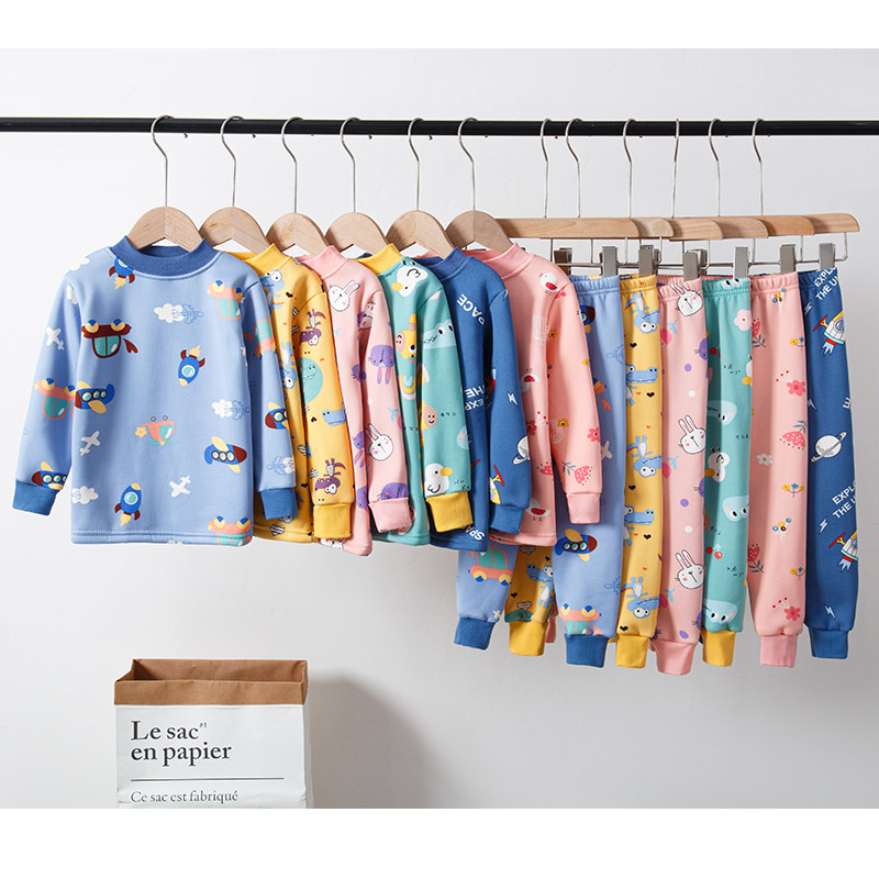 冬季儿童保暖内衣套装加绒加厚半高领打底男童秋衣秋裤冬天一体绒,淘宝优惠券,粉丝福利购,淘宝优惠卷