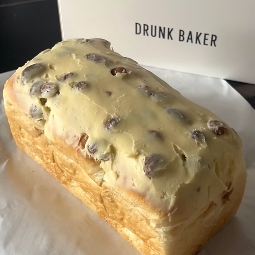 上海DRUNK BAKER枫糖海盐黄油黑米全麦抹茶芋泥生巧牛乳生吐司 - 图2