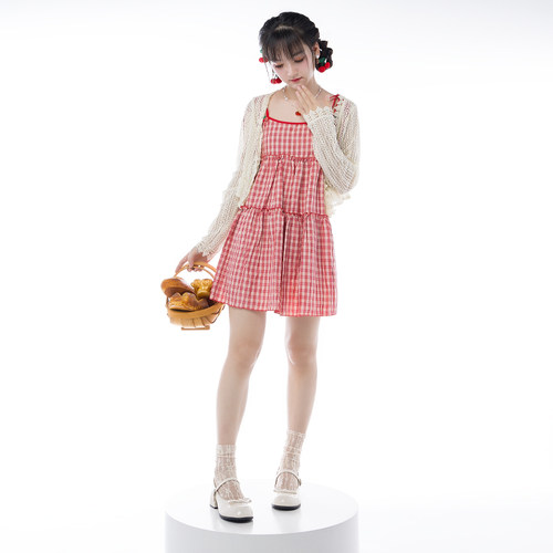 告白^化雾语蝴蝶结少女风圆头JK学生制服高跟玛丽珍鞋甜美牛皮鞋 - 图0