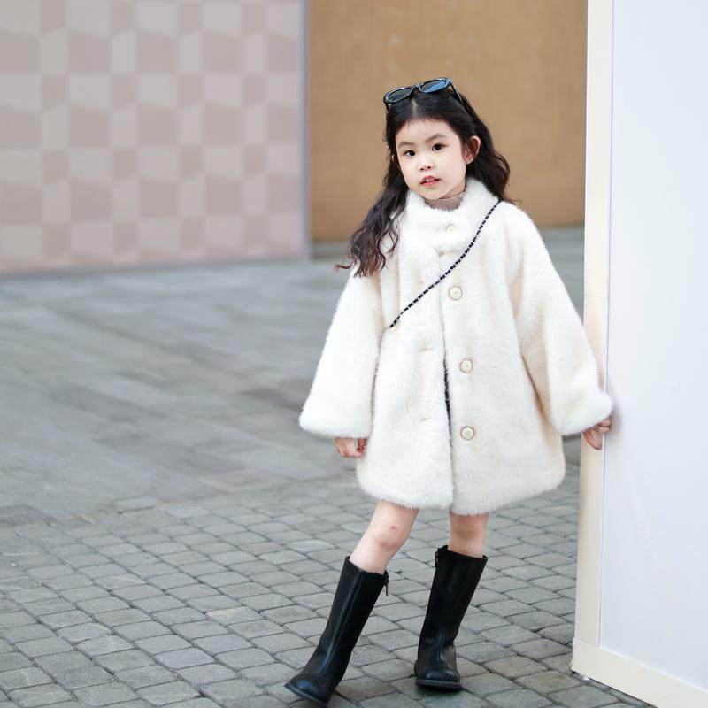 2025冬新款女童加厚外套宝宝洋气水貂绒棉衣小女孩韩版公主过年服,淘宝优惠券,粉丝福利购,淘宝优惠卷