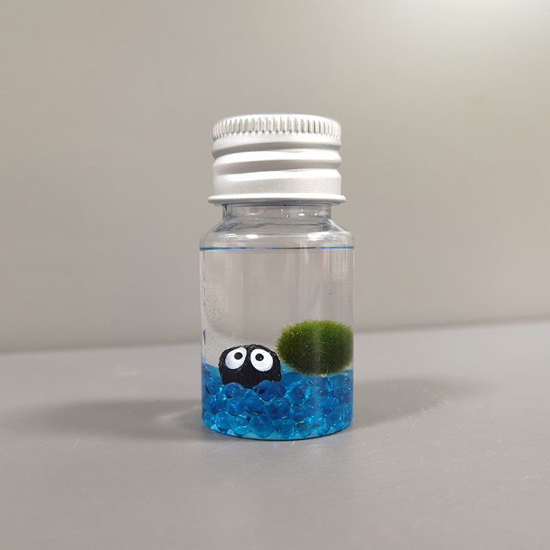marimo海藻球植物随身瓶 迷你生态瓶趣味马里莫桌面宠物口袋精灵,淘宝优惠券,粉丝福利购,淘宝优惠卷