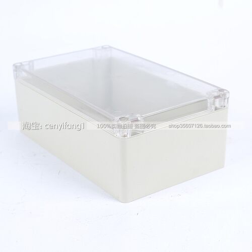 透明盖塑料防水盒/密封盒/安防电源接线盒/电子机箱200*120*75mm - 图0