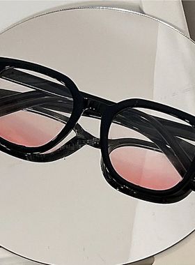 好看死了/ins新款腮红眼镜韩版网红框平光镜防蓝光女潮百搭