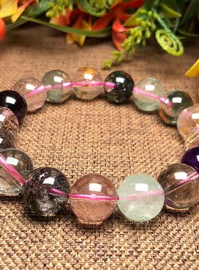 天然多宝水晶手链混搭款男女手链