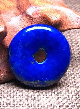 天然青金石平安扣吊坠男女款挂坠