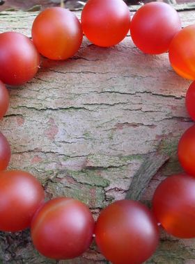 男士饰品磨砂缠丝横财玉石手链