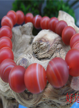 促销红玛瑙女生手链磨