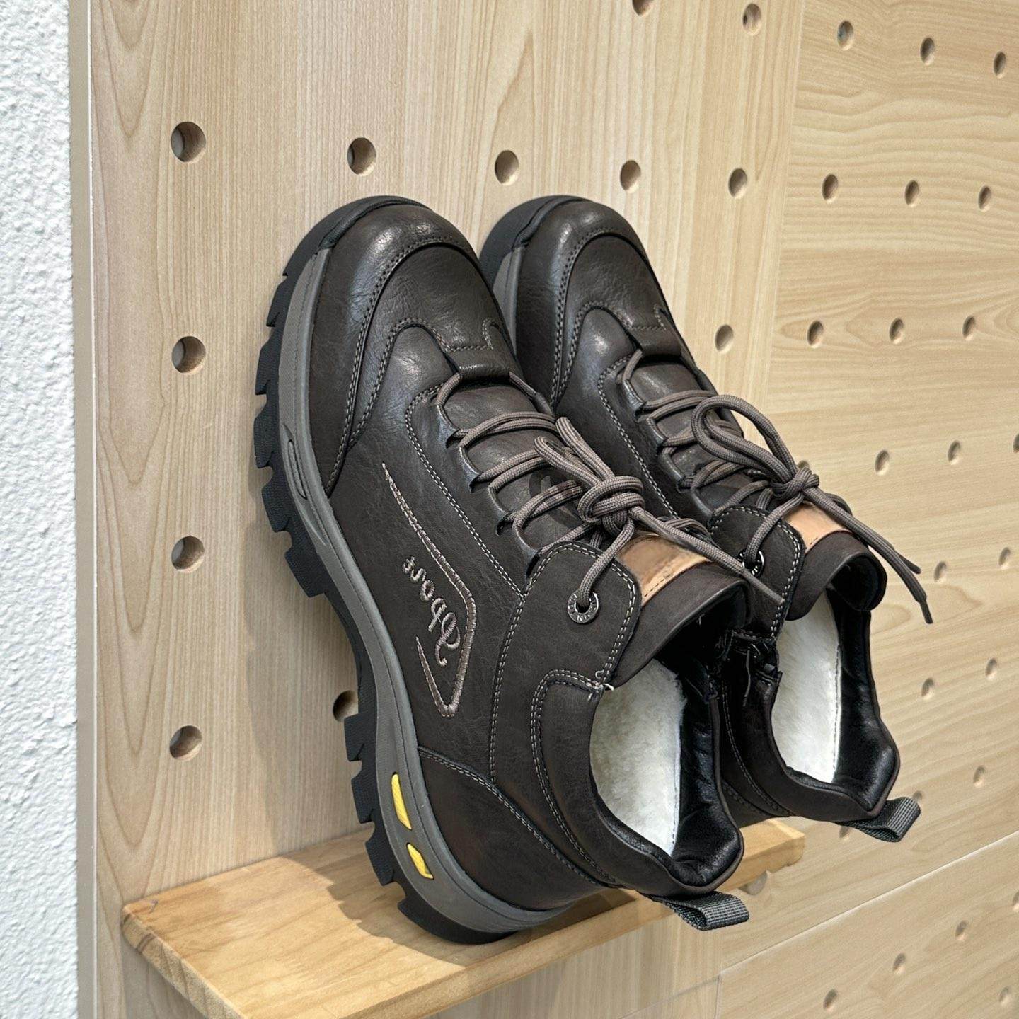 河南桑坡【登山男鞋】加厚羊毛保暖舒适送长辈2024秋冬新款,淘宝优惠券,粉丝福利购,淘宝优惠卷