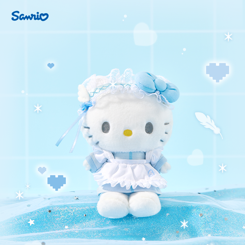 【进口】Sanrio三丽鸥蓝色幻想水色天使系列HelloKitty库洛米挂件 - 图1