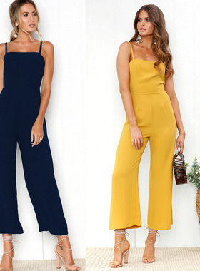 Women'sSleevelessJumpsuitHeart