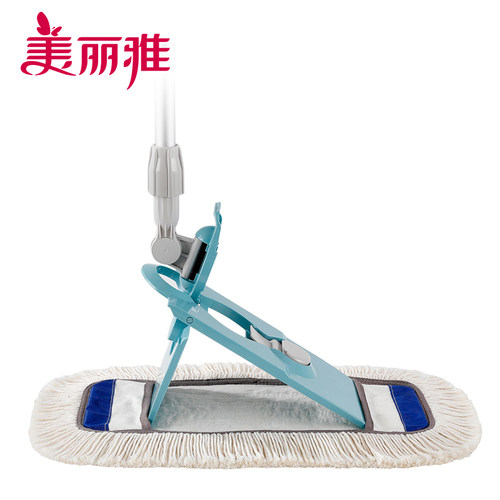 美丽雅棉线拖把布套式平板地拖大号尘推家用木地板墩布干湿两用 - 图0