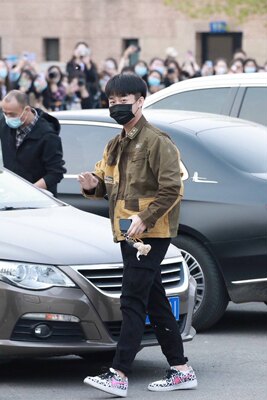 Starwalk Soldier 白豹纹粉星板鞋低帮运动鞋小鬼周震南同款 虎窝淘